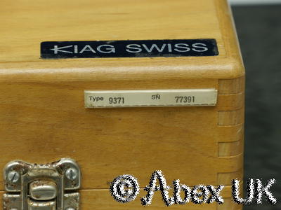 Kistler (Kiag Swiss) 9371 Force Sensor (Load Cell)