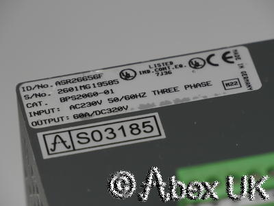 Baldor BPS2060 Motor Drive PSU ASR26656F (AMAT) 0020-88914 (#3)