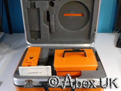 Geodimeter 114 Laser Rangefinder with Manual and Carry Case
