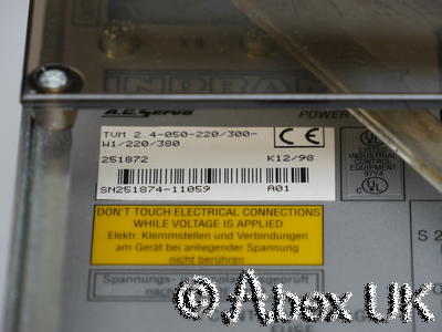 Indramat TVM 2.4-050-220/300-W1/220/380 Power Supply for AC Servo Drive