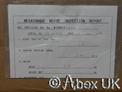 NSK SSB014FN532 Megatorque Motor  Applied Materials (AMAT) 0150-98944