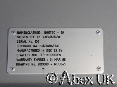 Staveley Instruments NORTEC-30 Eddyscan Metal Flaw Detector / Scanner