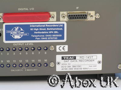 TEAC RD-145T DAT Data Recorder Spares or Repair
