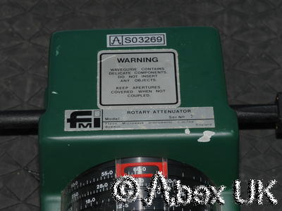 Flann Microwave 2211 WG22 / WR28 Rotary Vane Attenuator 26.5 - 40GHz (1)