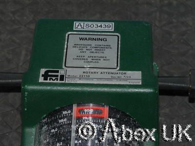 Flann Microwave 2211 WG22 / WR28 Rotary Vane Attenuator 26.5 - 40GHz (3)