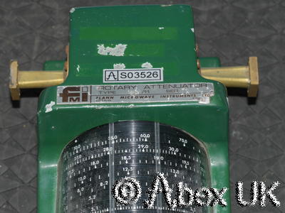 Flann Microwave 2211 WG22 / WR28 Rotary Vane Attenuator 26.5 - 40GHz (2)