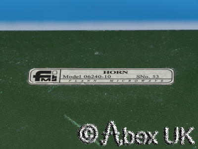 Flann 06240 10dB Microwave Standard Gain L-Band Horn 1.14-1.73GHz WR-650 / WG6