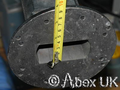 HUGE Flann Microwave 10063 WG10 WR430 Phase Changer 2.6 - 3.95GHz (Parts only)