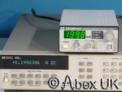 ILX Lightwave LDX-3412 6V 200mA Precision Current Source (Laser Diode Driver)