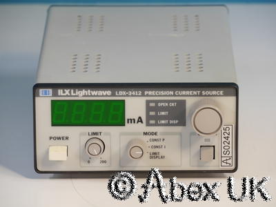 ILX Lightwave LDX-3412 6V 200mA Precision Current Source (Laser Diode Driver)