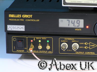 Melles Griot 17PCW002 Piezoelectric Controller X-Y-Z Nano Positioner (1/2)