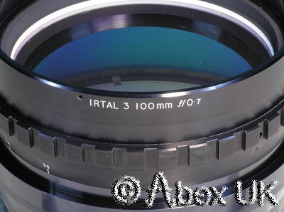100mm F0.7 Germanium Thermal Imager Lens Rank Taylor IRTAL Super-Fast Objective