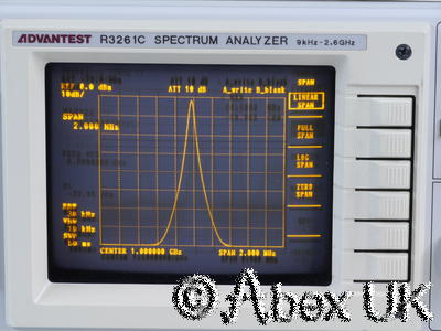 Advantest R3261C Spectrum Analyser 2.6 (3.6) GHz