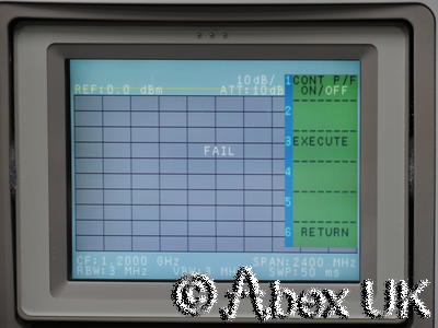 Advantest U4941 Portable RF Field / Spectrum Analyser, 9kHz - 2.2GHz (Faulty)