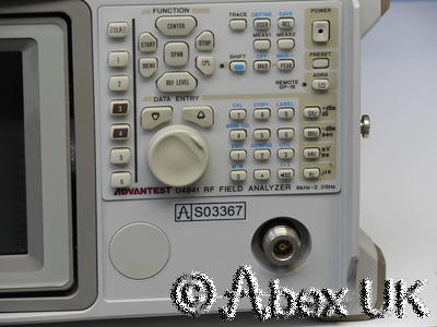 Advantest U4941 Portable RF Field / Spectrum Analyser, 9kHz - 2.2GHz (Faulty)
