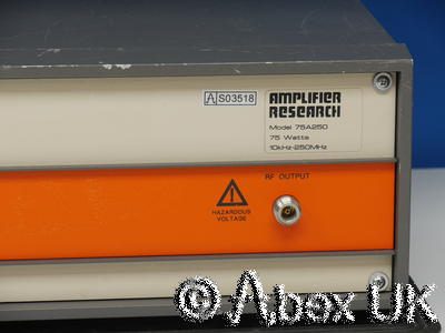 Amplifier Research 75A250 Broadband 75 Watt 250MHz RF Power Amplifier
