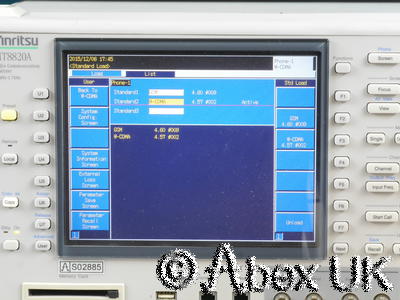 Anritsu MT8820A 2.7GHz Communications Spectrum Analyser Signal Generator