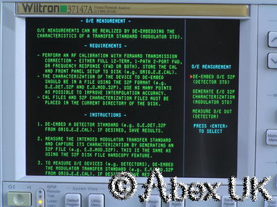 Wiltron (Anritsu) 37147A 20GHz Vector Network Analyser (VNA) Analyzer