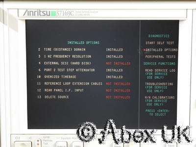 Anritsu (Wiltron) 37169C 40GHz Vector Network Analyser