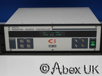 CI Systems SR-20-22 Controller, IR Radiation Source 