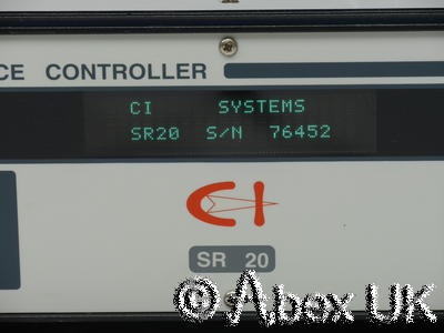 CI Systems SR-20-22 Controller, IR Radiation Source 
