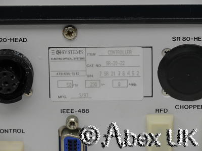 CI Systems SR-20-22 Controller, IR Radiation Source 