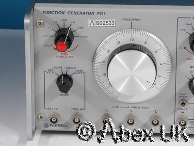 Farnell Instruments FG1 Function Generator, Vintage Farnell Instruments FG1 Function Generator, Vintage