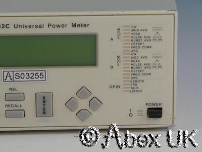 Gigatronics 8542C RF Power Meter, Dual Input, Display unit only. (3)