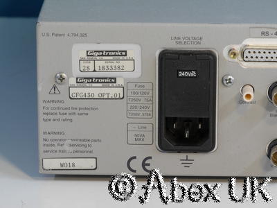 Gigatronics 8542C RF Power Meter, Dual Input, Display unit only. (3)