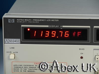 HP (Agilent) 4275A Multi Frequency Impedance Analyser / LCR Meter