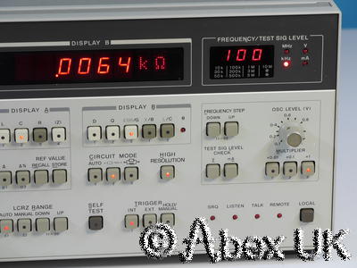 HP (Agilent) 4275A Multi Frequency Impedance Analyser / LCR Meter