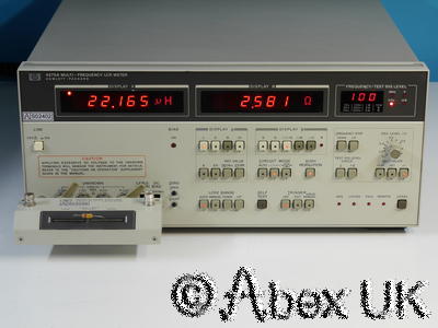 HP (Agilent) 4275A Multi Frequency Impedance Analyser / LCR Meter