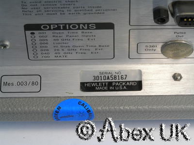 HP (Agilent) 5350B 20GHz Frequency counter