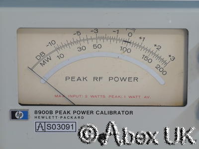 HP (Agilent) 8900B Peak Power Calibrator 50MHz - 2GHz 