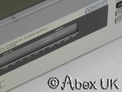 HP (Agilent) 6633A System Power Supply 0-50V 0-2A (2)