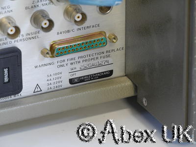 HP (Agilent) 8340A 10MHz - 26.5GHz Synthesised Sweep Signal Generator (1)