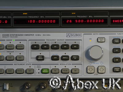 HP (Agilent) 8340B 10MHz - 26.5 GHz Synthesised Signal Generator (1)