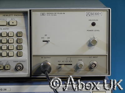 HP (Agilent) 8350B & 86260A & 11869A 12-18GHz Sweep Signal Generator (5)
