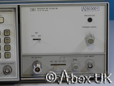 HP (Agilent) 8350B & 86260A & 11869A 12-18GHz Sweep Signal Generator (5)