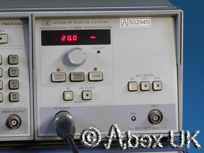 HP (Agilent) 8350B & 83540A 2-8.4GHz Sweep Signal Generator Step Attenuator (4)