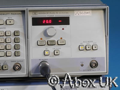 HP (Agilent) 8350B & 83540A 2-8.4GHz Sweep Signal Generator Step Attenuator (4)