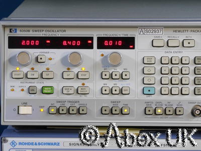 HP (Agilent) 8350B & 83540A 2-8.4GHz Sweep Signal Generator Step Attenuator (4)