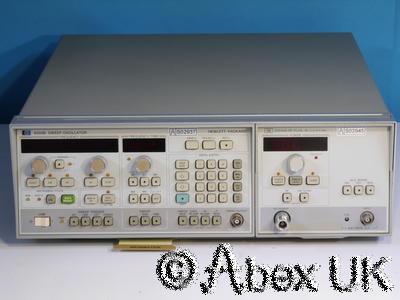 HP (Agilent) 8350B & 83540A 2-8.4GHz Sweep Signal Generator Step Attenuator (4)