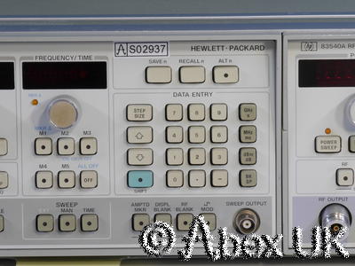 HP (Agilent) 8350B & 83540A 2-8.4GHz Sweep Signal Generator Step Attenuator (4)