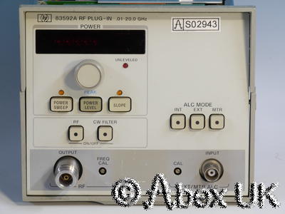 HP (Agilent) 83592A RF Plug-in 10MHz - 20GHz (for 8350B) Spares or Repair