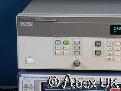 HP (Agilent) 83711A 1-20GHz Synthesised CW Signal Generator