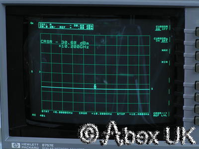 HP (Agilent) 86250A RF Plug-in 8.0 - 12.4GHz (for 8620x) Spares or Repair