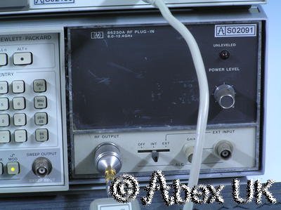 HP (Agilent) 86250A RF Plug-in 8.0 - 12.4GHz (for 8620x) Spares or Repair