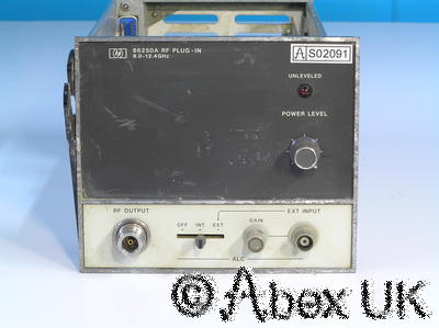 HP (Agilent) 86250A RF Plug-in 8.0 - 12.4GHz (for 8620x) Spares or Repair