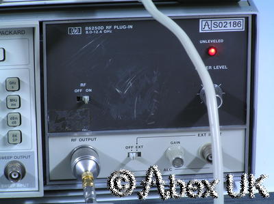 HP (Agilent) 86250D RF Plug-in 8.0 - 12.4GHz (for 8620x sweeper)